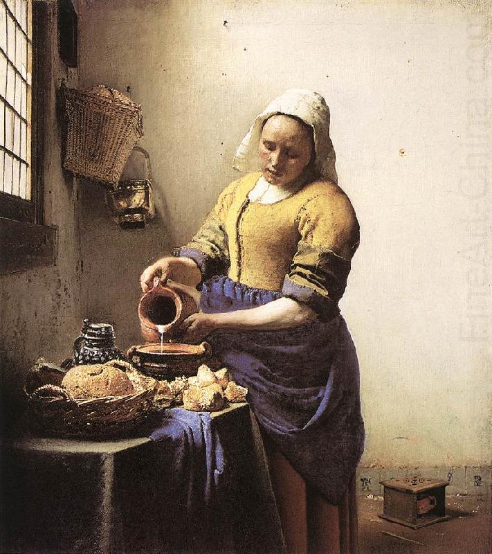 The Milkmaid, Jan Vermeer